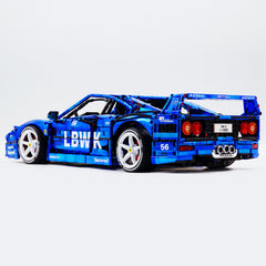 1:8 The Ultimate Ferrari F40 Supercar | LB Style Electroplated Mirror Royal Blue Edition (4026 PCS)