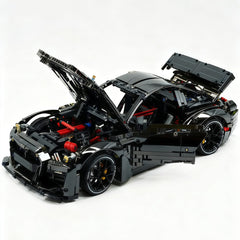 1: 8 Ford Shelby GT500, Matte Black Customized Version (3400PCS)