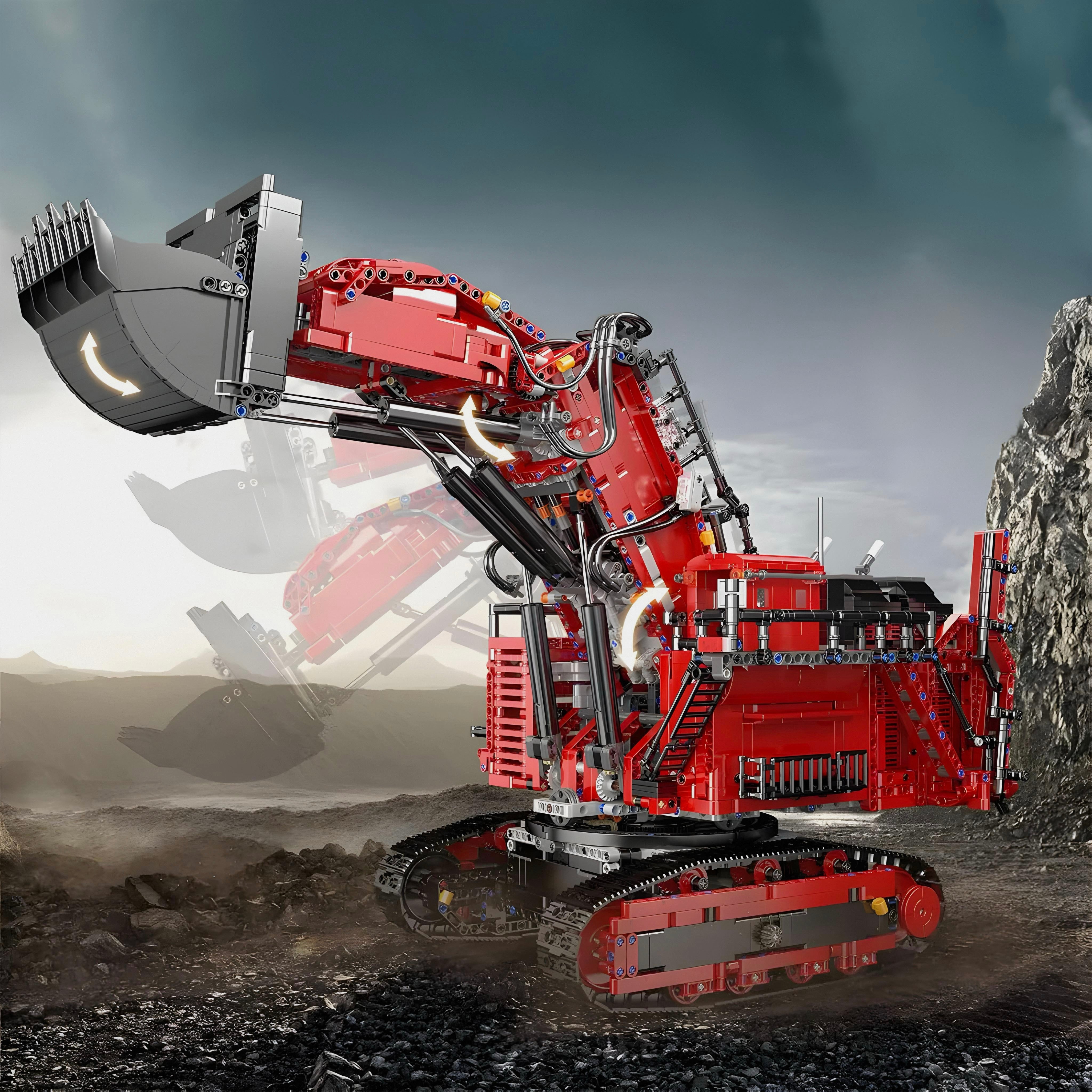 REMOTE CONTROLLED HEAVY DUTY EXCAVATOR (4767 PCS)