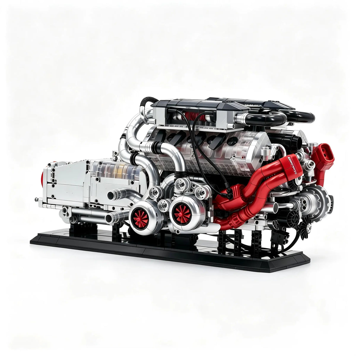 Large W16 Engine | French 16-Cylinder Engine Set (2520 PCS)