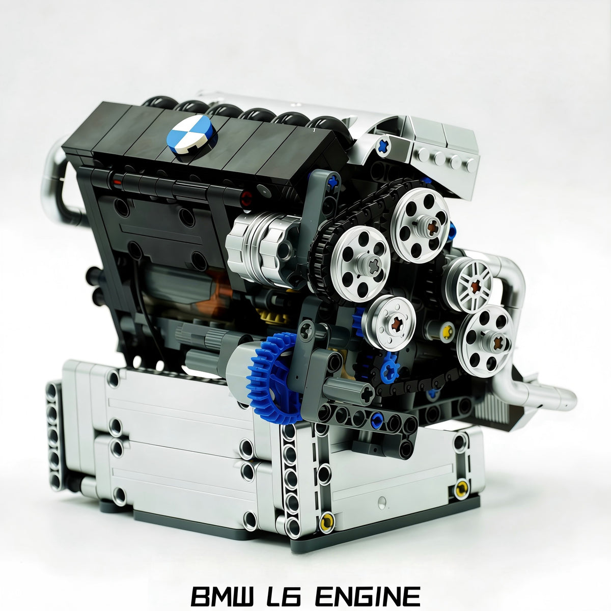 Motorised Inline-6 BMW Engine | German Performance Legend (743 PCS)