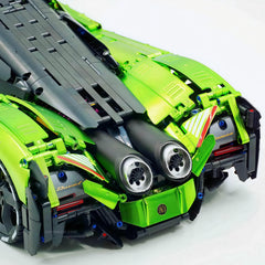 1:8 Devel sixteen V16 | Neon Green Custom Edition | Officially licensed (4016PCS) - BAV BRICK