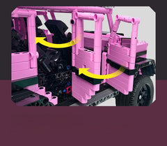 1:8 Pink Mercedes-Benz G800 4×4 Squared Brabus  (2687+PCS)