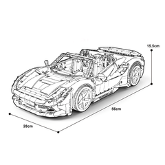 1:8 The Ultimate Ferrari F8 Convertible (3781 PCS)