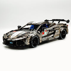 1: 8 Corvette C8 Supercar Building Sets, Mirror electroplating Customized Edition (3788 Pcs)