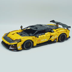 1:8 The Ultimate FERRARI F80 | Yellow Custom Edition | Remote Controlled V6 Prancing Horse Hypercar (3998pcs)