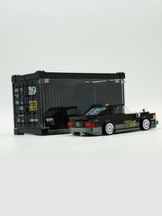 Futuristic Chariot | Back to Future Black Edition | Container Display Case (627 PCS)
