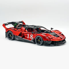 1:8 The Ultimate Italian Hybrid Hypercar EVO | Pearl Red Painting Italian Flagship (4058PCS) - BAV BRICK