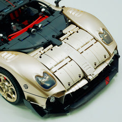 El superdeportivo Pagani Utopia definitivo a escala 1:8 | Edición limitada V12 italiano exótico dorado champán (3314 piezas)