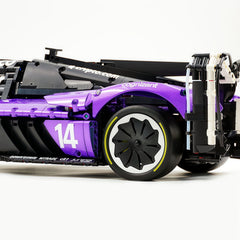 1: 8 Aston Martin Valkyrie Hypercar, Electroplated Purple Customized Version(3869 Pcs)