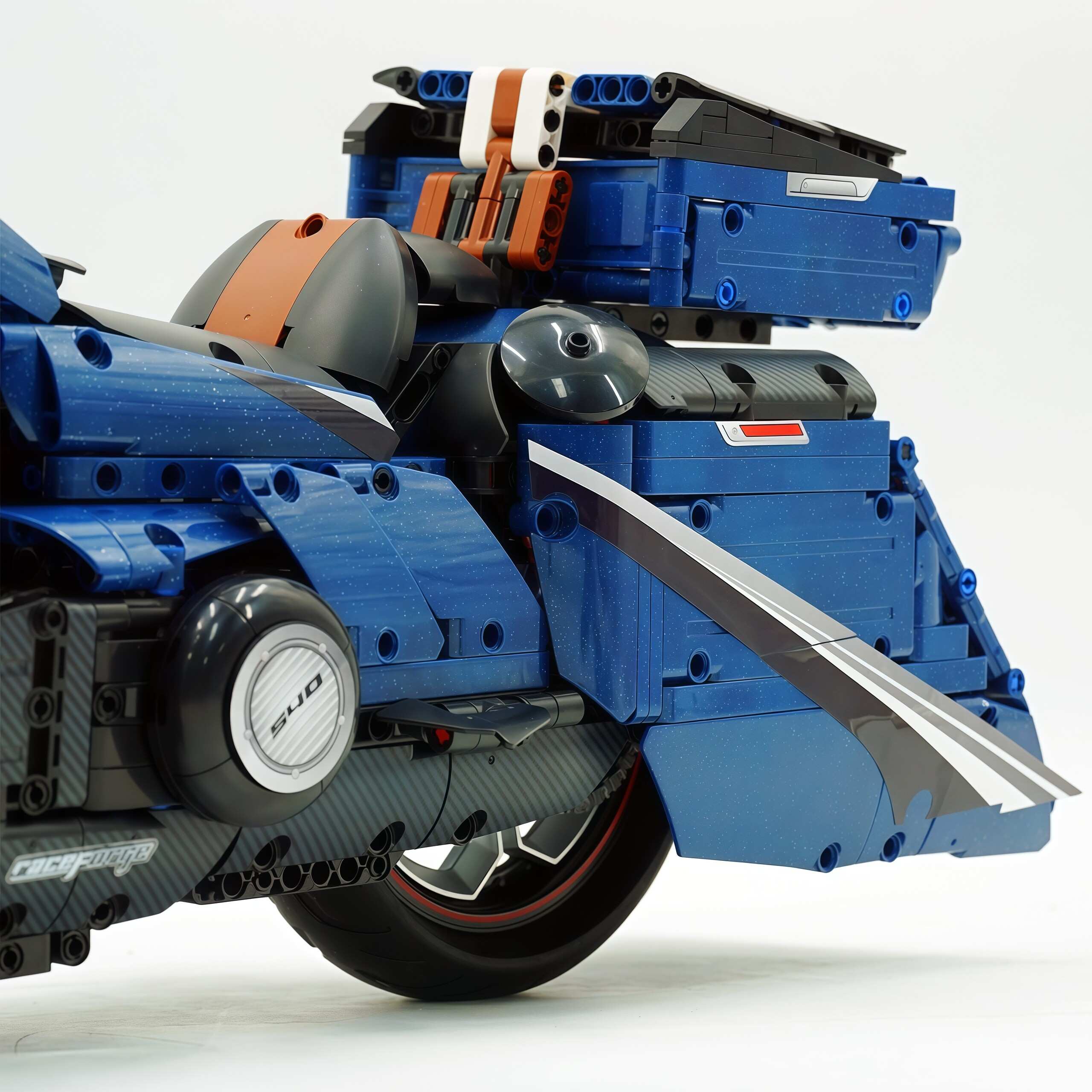 1:5 Harley-Davidson Street Glide Motorcycle | Glossy Starry Sky Blue Painted Edition(2410 PCS) - BAV BRICK
