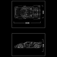1:8 Widebody Classic Lamborghini Countach 5000 – Pearlescent White Edition (4301 PCS)