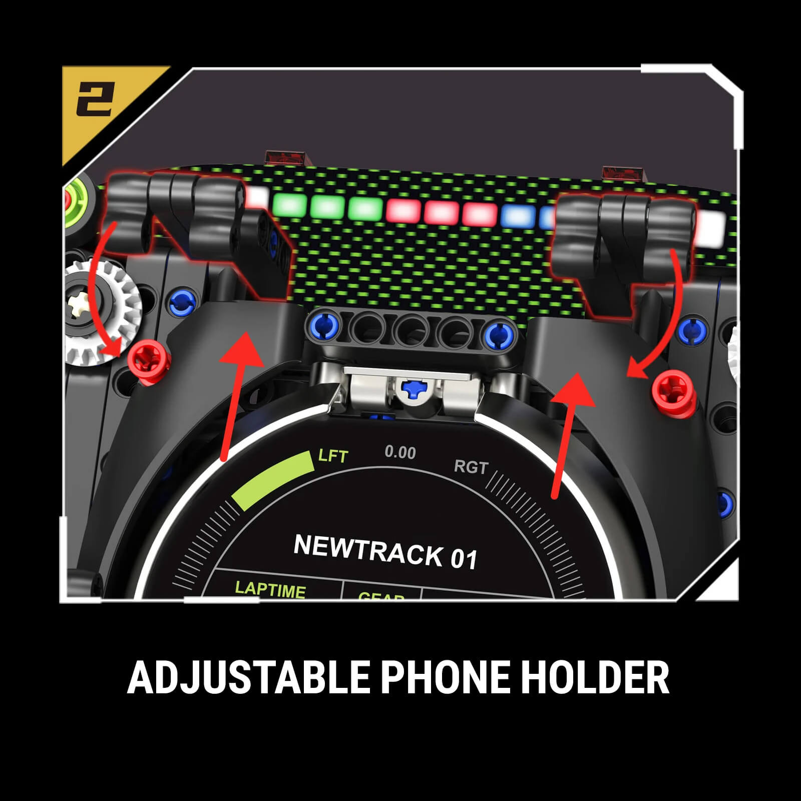 1:1 German Coupe Steering Wheel | Life-Size Performance Cockpit Replica | 1:1 Scale | 903 PCS - BAV BRICK