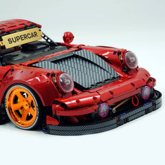 The Ultimate Widebody Porsche 964 RWB, Paint Red Customized Version (4190 pcs)