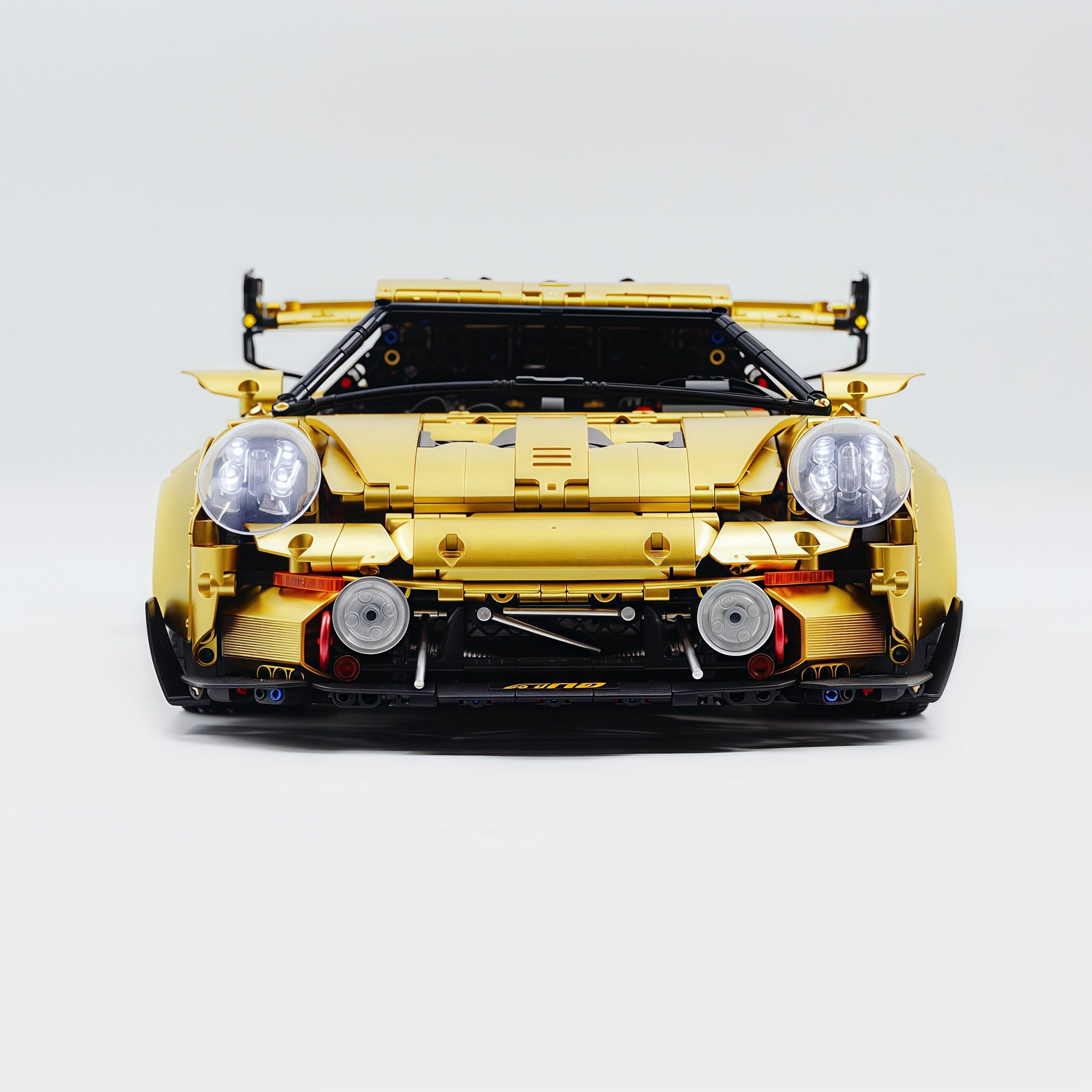 1:8 Porsche GT3 RS Gold Concept | Dual mode switching | 3824+PCS
