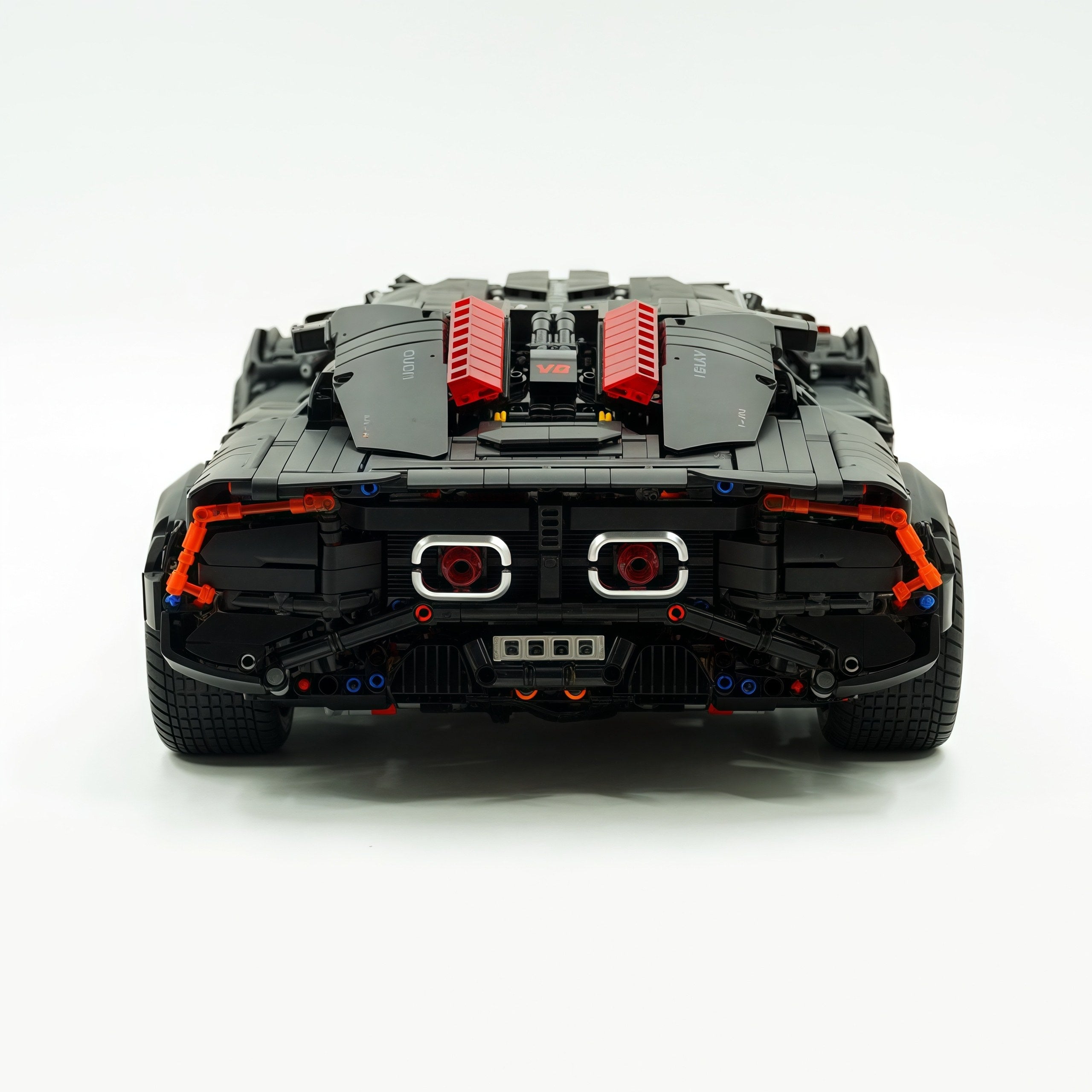 1: 8 Dark Armor Car Building Sets with Remote Control, Electric Lift Missile System, Electric Door (3927Pcs)