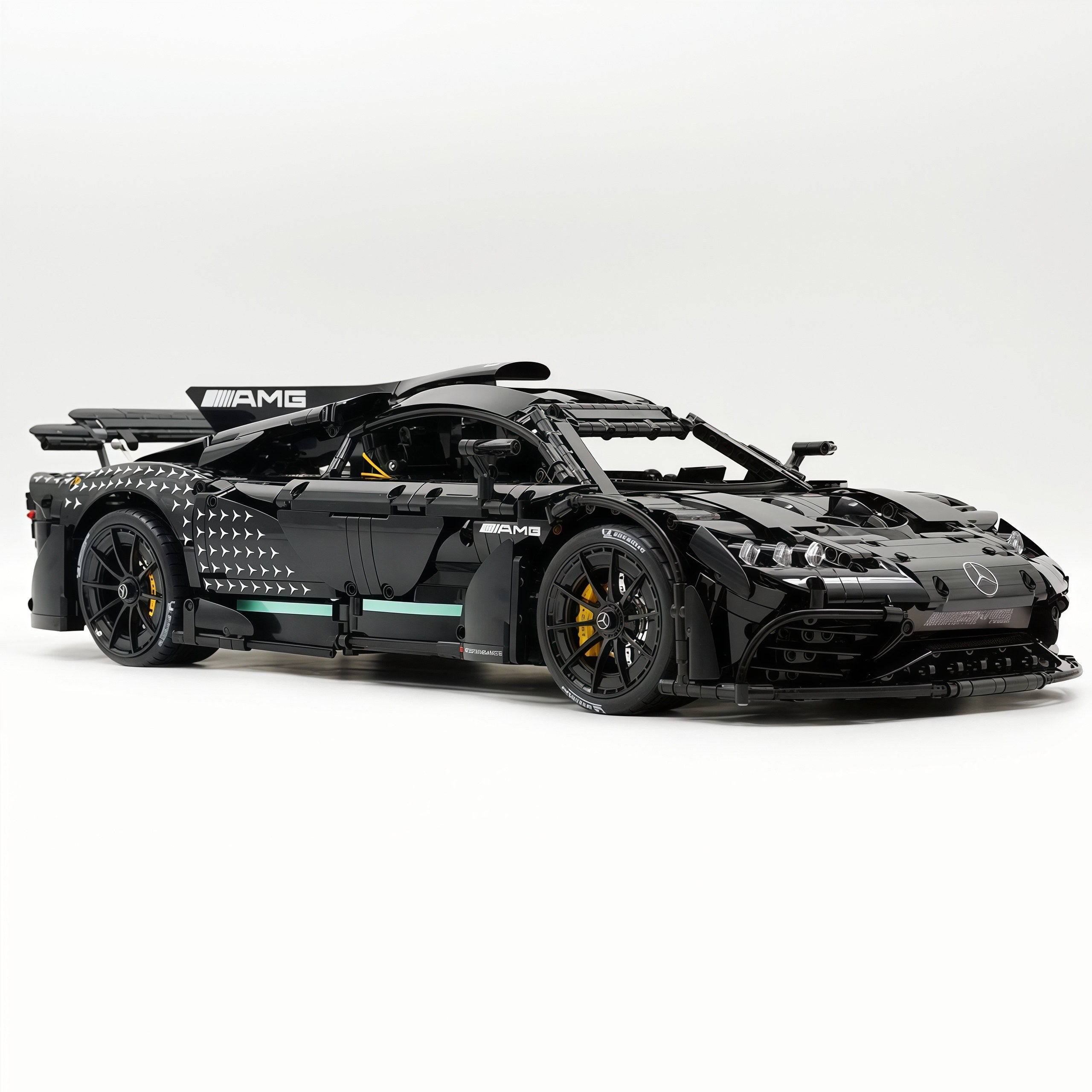 1: 8 Mercedes AMG ONE Pearlescent Black Limited Edition, Fully Detailed Simulation, The Ultimate Collectible (3295 Pcs)