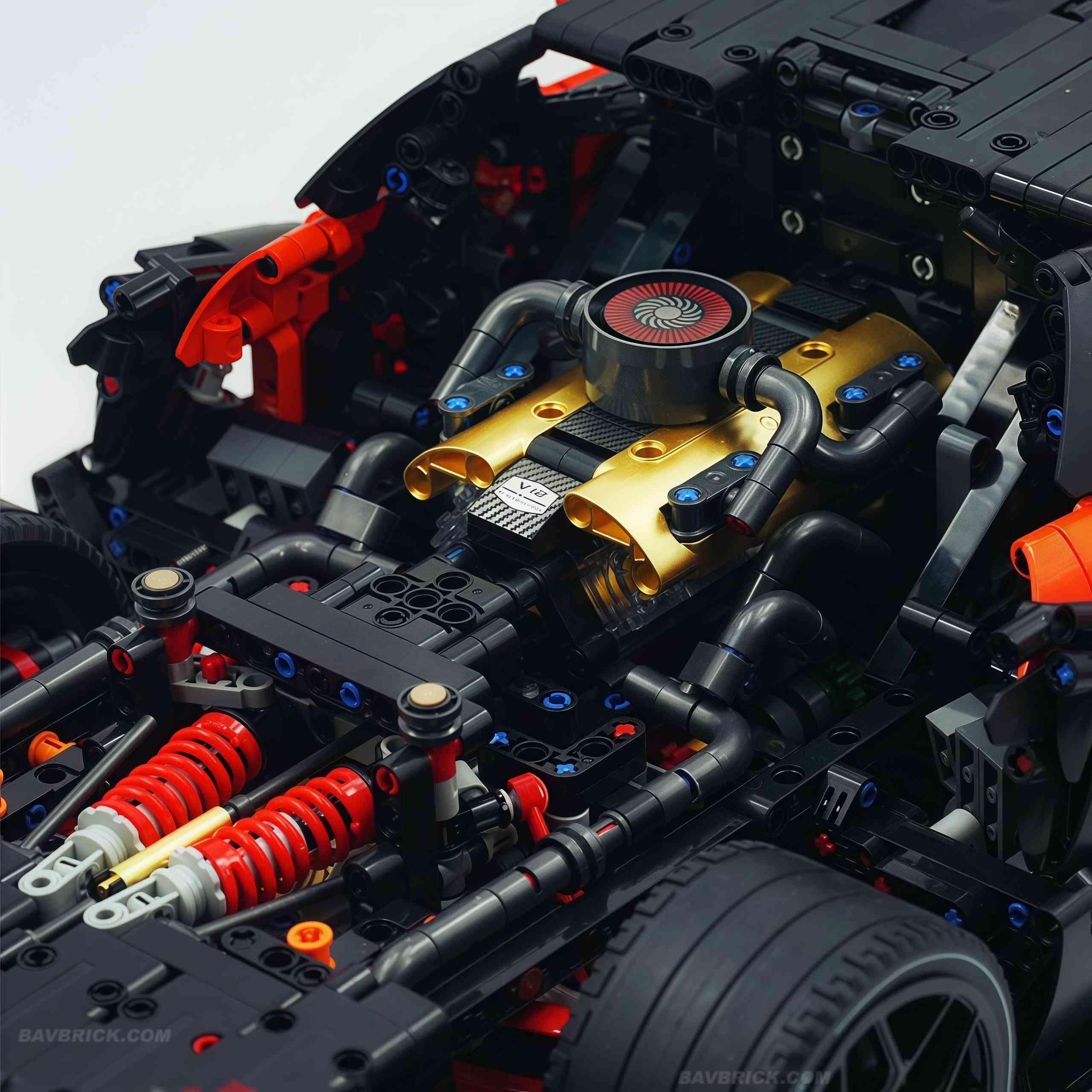 1: 8 The Ultimate Lamborghini Essenza SCV12, Sports Red Limited Edition (4100+PCS)