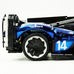 1: 8 Aston Martin Valkyrie Hypercar, Electroplated Dark Blue Customized Version(3869 Pcs)