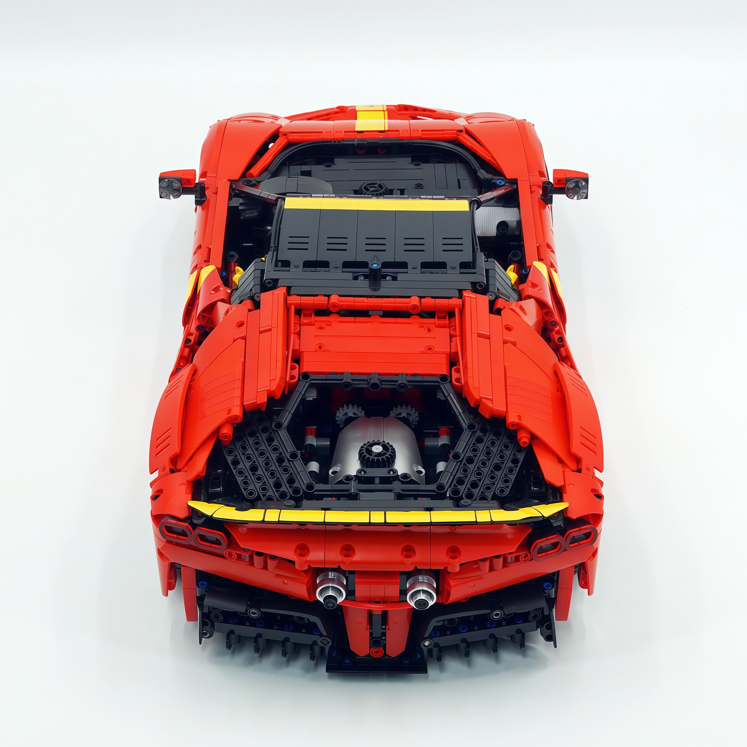 1:8 Ferrari SF90 Hypercar | Mechanical Linkage Version (3797 PCS) - BAV BRICK
