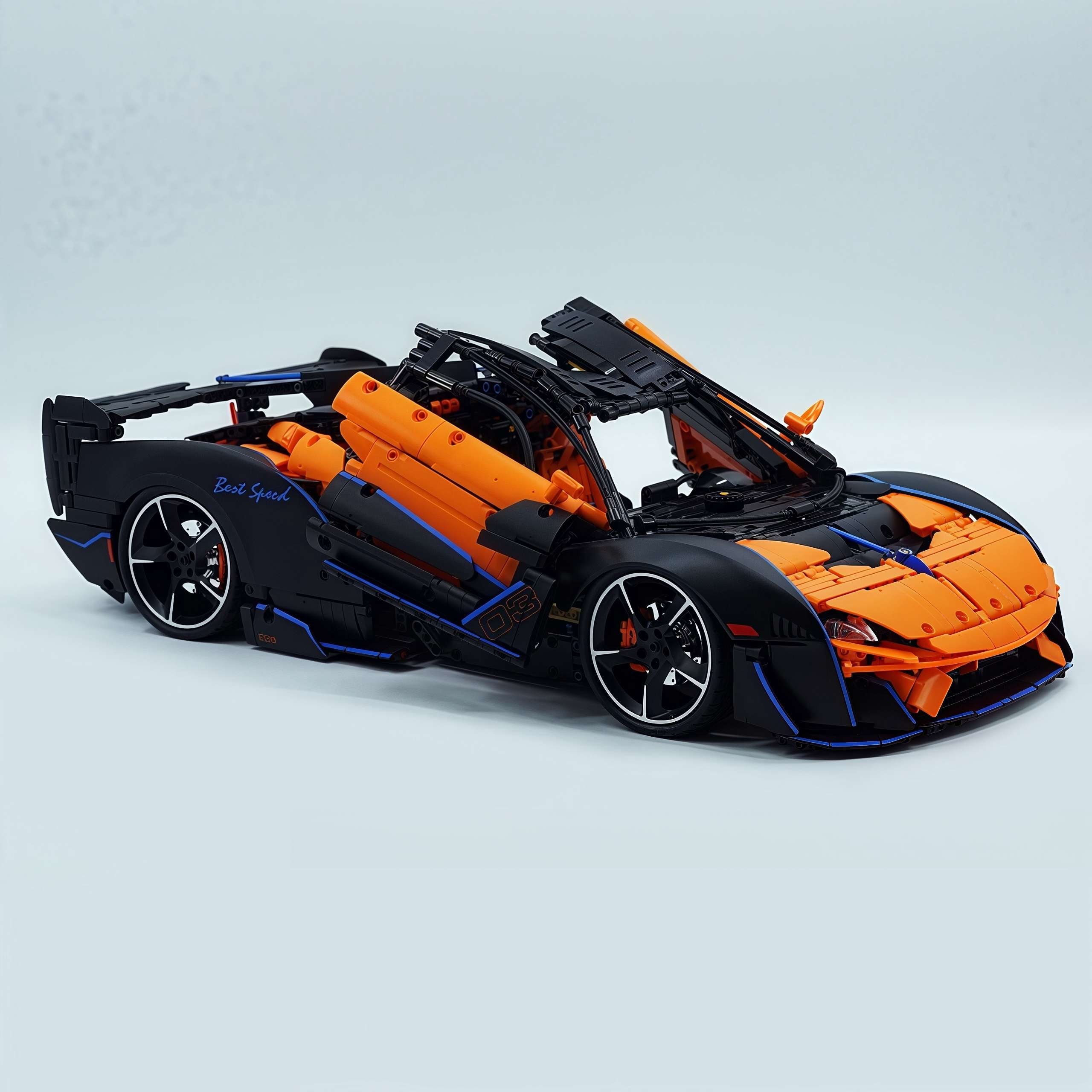1: 8 Mclaren Sabre Supercar, Aerodynamic Brilliance (3862 PCS)