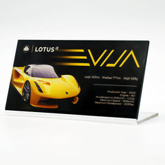 Suitable for Pagani Audi Bugatti Lotus Supercar Series Display Acrylic Nameplate