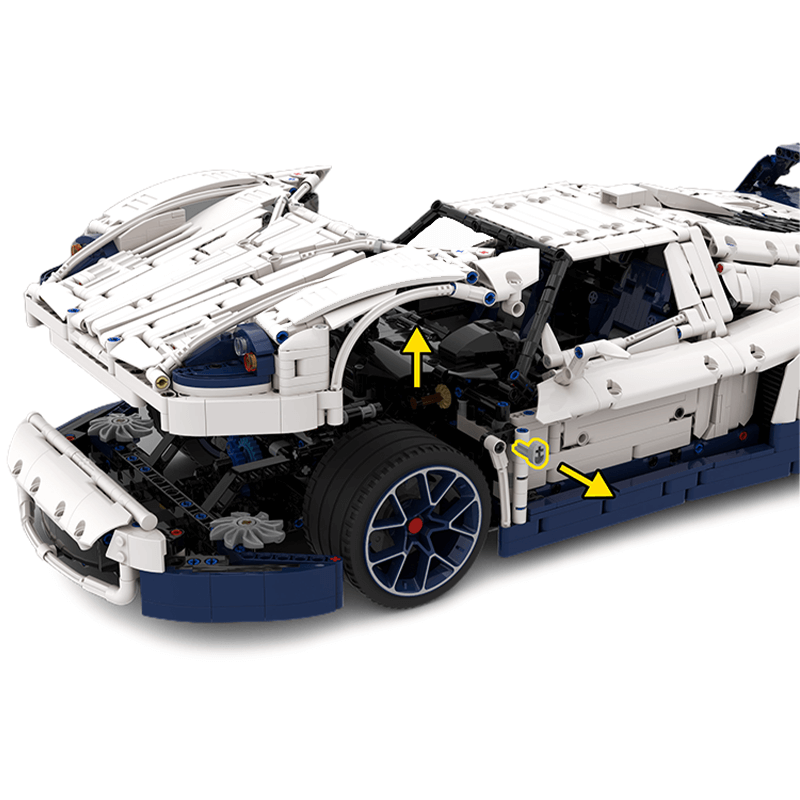 The Ultimate 1:8 Maserati MC12 Hypercar (3975pcs)