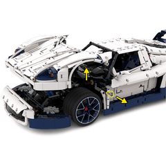 The Ultimate 1:8 Maserati MC12 Hypercar (3975pcs)