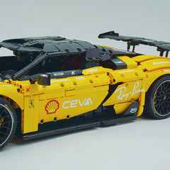1:8 The Ultimate FERRARI F80 | Yellow Custom Edition | Remote Controlled V6 Prancing Horse Hypercar (3998pcs)