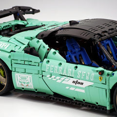 Ferrari SF90XX 1:8, finition rose, édition limitée, la supercar ultime, plus de 12 détails reproduits (4100 exemplaires)