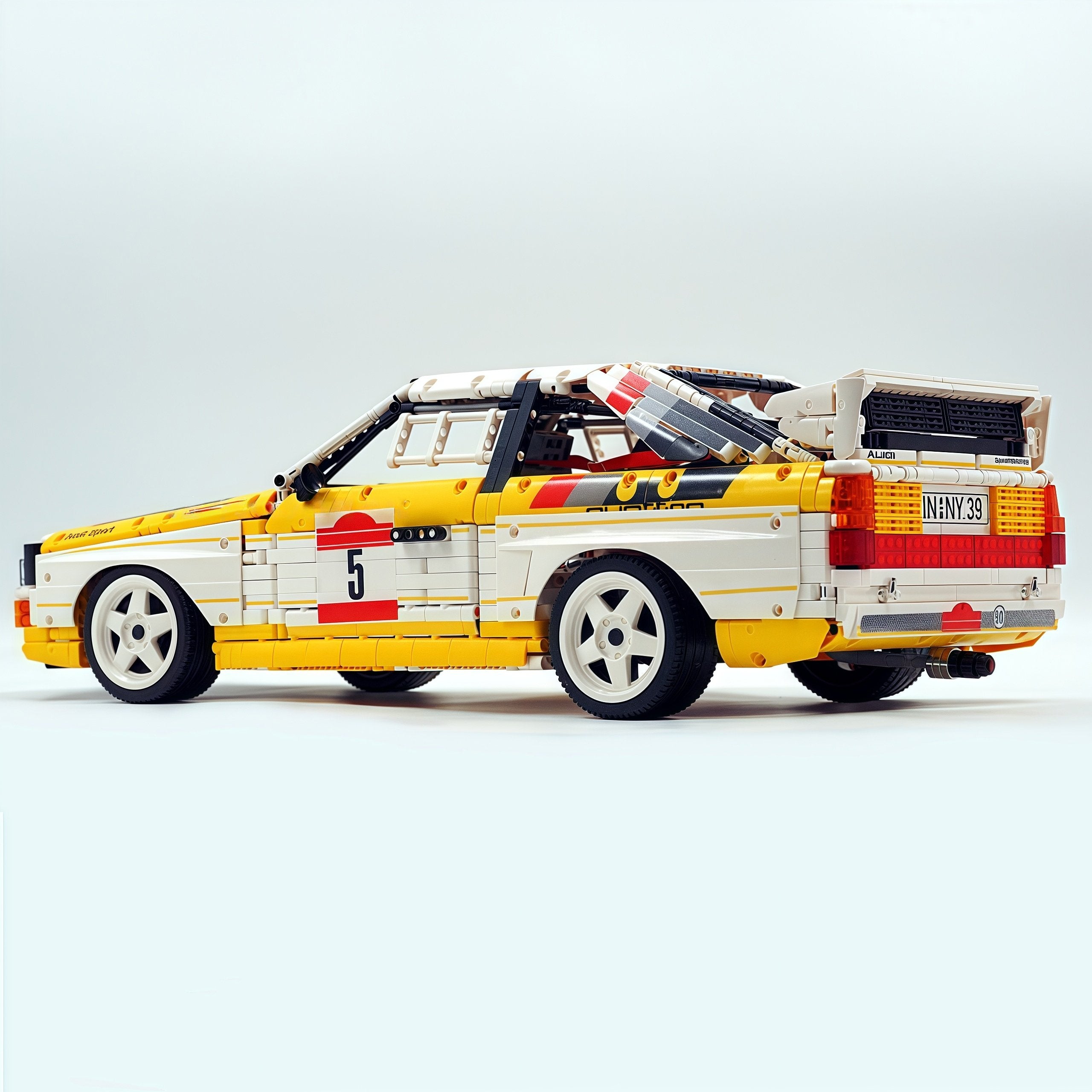 1: 8 Audi Rally Quattro S1 Group B 1984, Genuine Authorization (3887+Pcs)