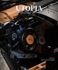 1:8 Pagani Utopia Custom off-white paint – The Ultimate V12 Italian Hypercar (4688 PCS)