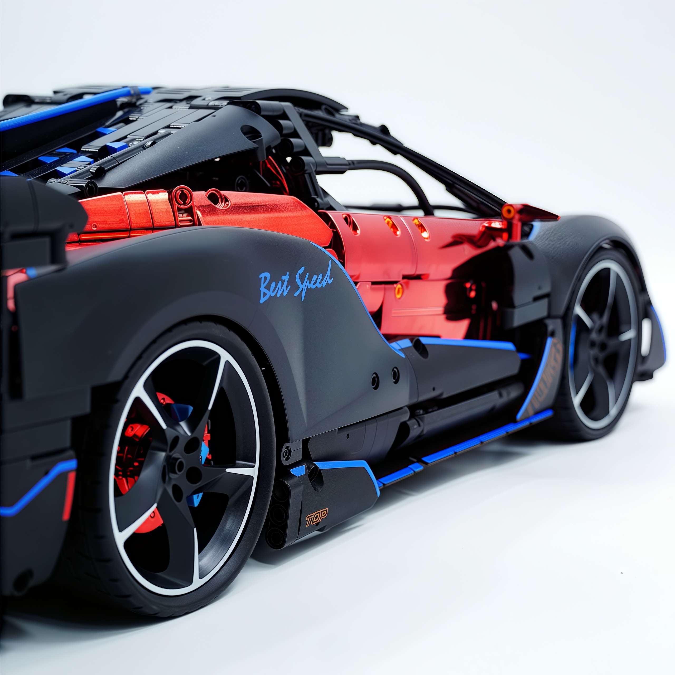 1: 8 Mclaren Sabre Supercar, Aerodynamic Brilliance, Mirror Customized Edition (3862 PCS)