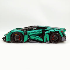 1:8 The Ultimate Ajlani Drakuma | Customized Barrel-Plated Emerald V8 Concept Hypercar (3920+ PCS)