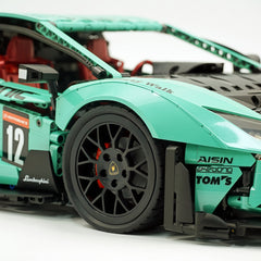 1:8 Lamborghini Aventador SVJ LBWK | Baked Enamel Mint Green Limited Bull Widebody Supercar (4990+ PCS)