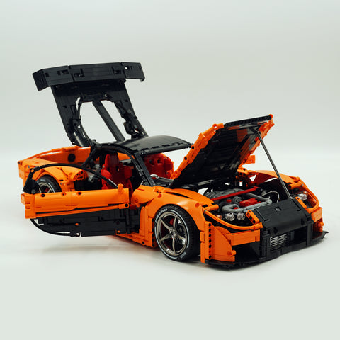 1: 8 Mazda RX-7 with Remote Control, Front and Rear Lights, All Printed ...
