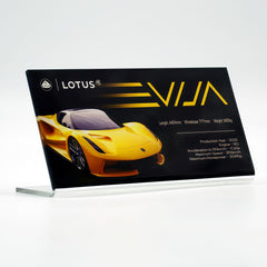 Suitable for Pagani Audi Bugatti Lotus Supercar Series Display Acrylic Nameplate