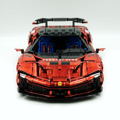 1:8 Ferrari SF90XX Red Plating Limited Color, The Ultimate Supercar, More Than 12 Features Restored(4100 Pcs)