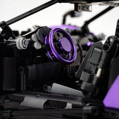 1: 8 Pagani Huayra BC Violet Paint finish Customized Ultimate Edition (4708 Pcs)