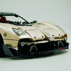 El superdeportivo Pagani Utopia definitivo a escala 1:8 | Edición limitada V12 italiano exótico dorado champán (3314 piezas)