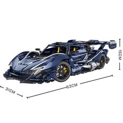 1:8 Apollo IE Hypercar — Midnight Edition | Starry Blue Exterior (3656pcs)