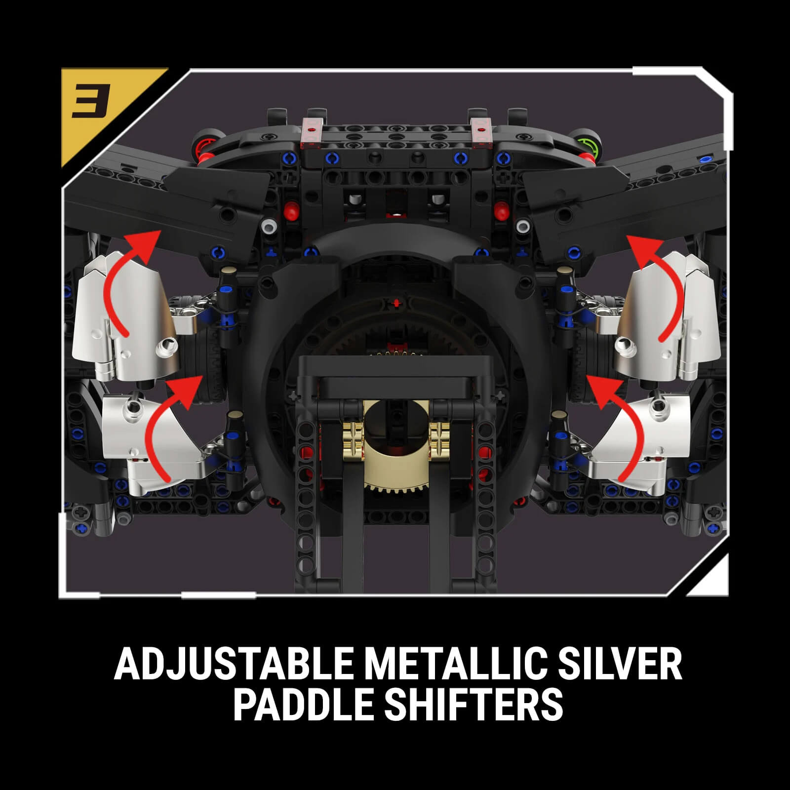 1:1 German Coupe Steering Wheel | Life-Size Performance Cockpit Replica | 1:1 Scale | 903 PCS - BAV BRICK