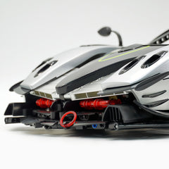 1:8 Pagani Zonda R | Sliver Paint Italian Hypercar (3300+ PCS)