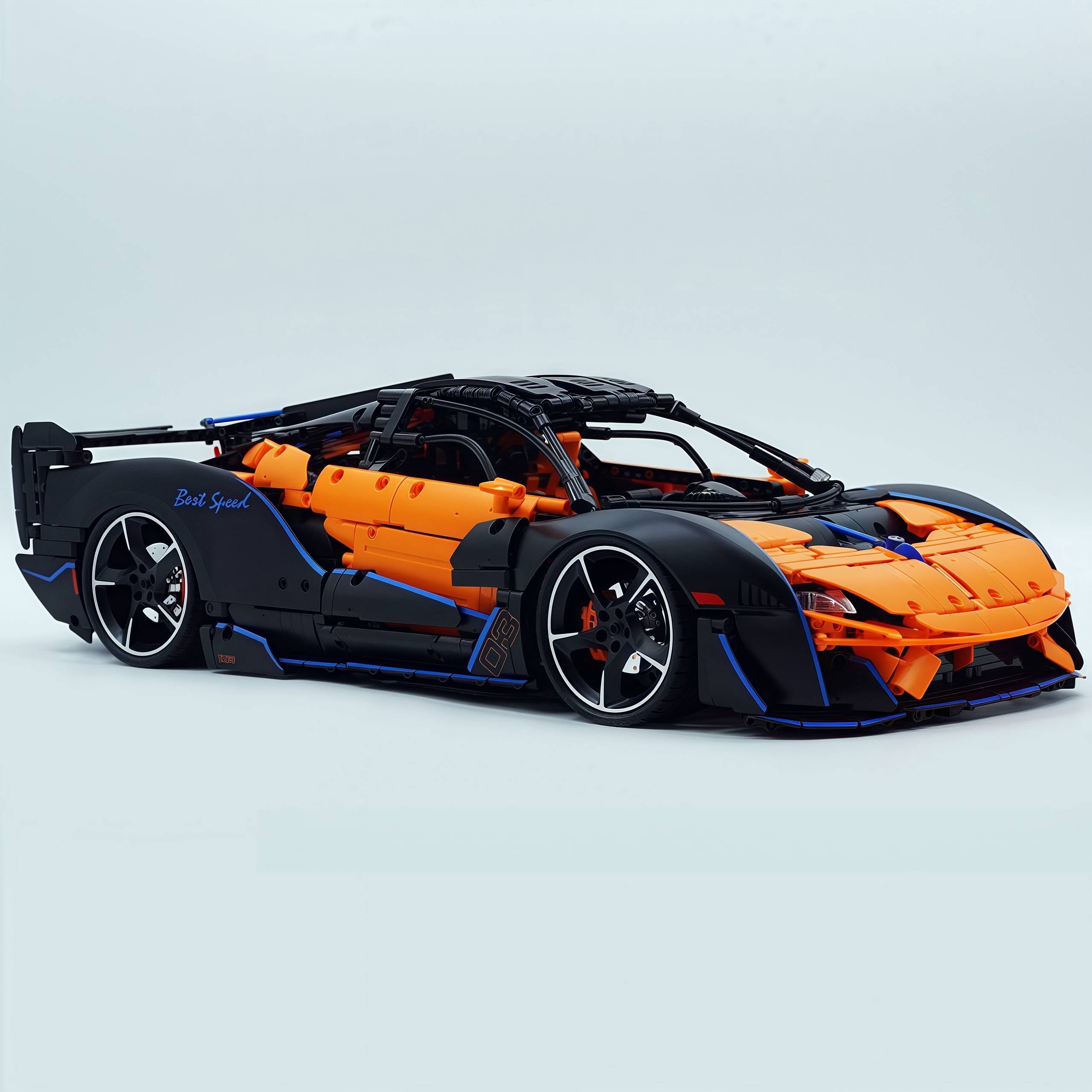 1: 8 Mclaren Sabre Supercar, Aerodynamic Brilliance (3862 PCS)