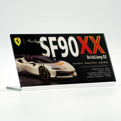 Suitable for Ferrari Supercar Series Display Acrylic Nameplate