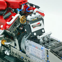 Large LaFerrari V12 Engine | Motorised Supercar Engine Model (2378 PCS)