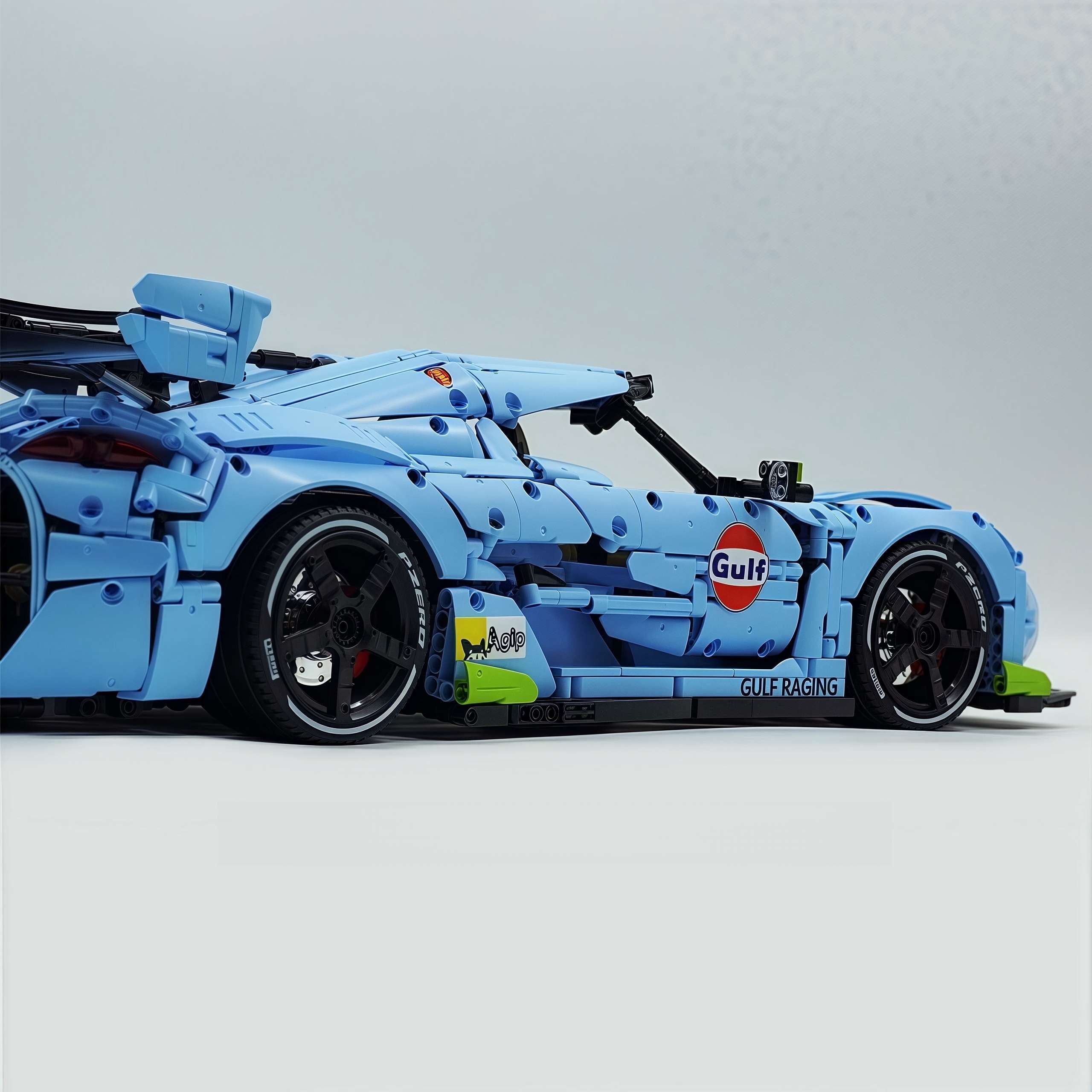 1: 8 Gulf Blue Koenigsegg JESKO, Custom Gulf Blue Limited Edition(4346 PCS)