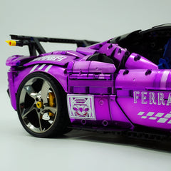 1:8 Ferrari SF90XX Purple Plating Limited Color, The Ultimate Supercar, More Than 12 Features Restored(4100 Pcs)