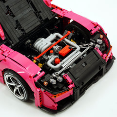 1: 8 Mazda RX-7 with Remote Control, Front and Rear Lights, Macaron Pink Limited Edition (3305 Pcs)