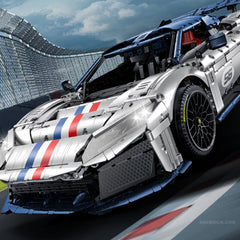 1:8 El Ferrari F80 definitivo | Hipercoche V6 del Cavallino Rampante a control remoto | Edición limitada plateada (3998 piezas)